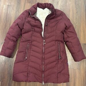 Eddie Bauer Women's Sun Valley Down Parka Used Dk Chinaberry XL